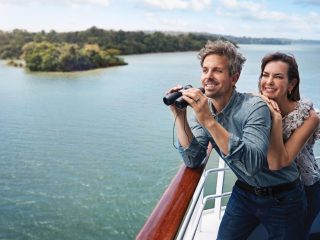 Princess Cruises' guests with binoculars on deck - Accent on Travel