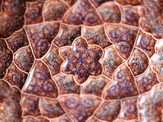 Close up of an Arabic plate, Regent Seven Seas Africa & Arabia cruise - Accent On Travel