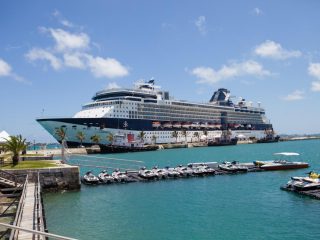 Celebrity Summit cruise ship docked at the Royal Dockland, Bermuda - Accent On Travel