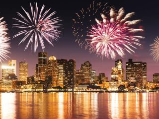 Fireworks in Boston, Cunard New England cruise - Accent On Travel