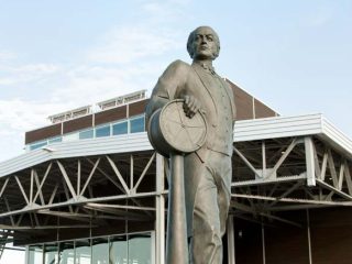 Statue of Cunard in Halifax, new England Cruise - Accent On Travel