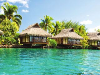 Oceania South Pacific cruise, Tahiti huts - Accent On Travel