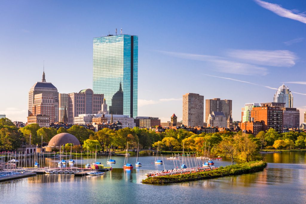 Boston, Massachusetts, USA city skyline on the river - Accent on Travel