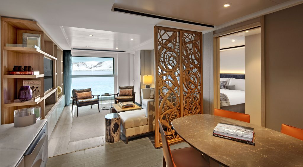 Explorer Suite on-board the Viking Octantis ship. Accent on Travel